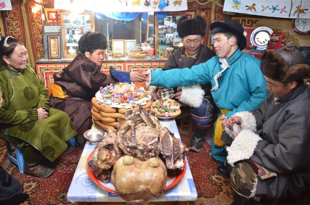 Capodanno lunare Tsagaan Sar con stelledoriente